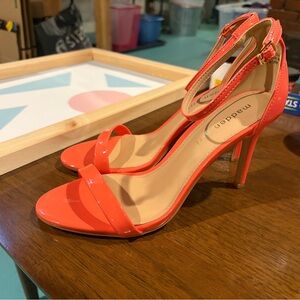 Madden Girl Brazen Coral Stiletto Sandals